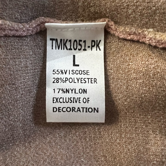 THML colorblock sweater with fringe size L great condition - Picture 5 of 8